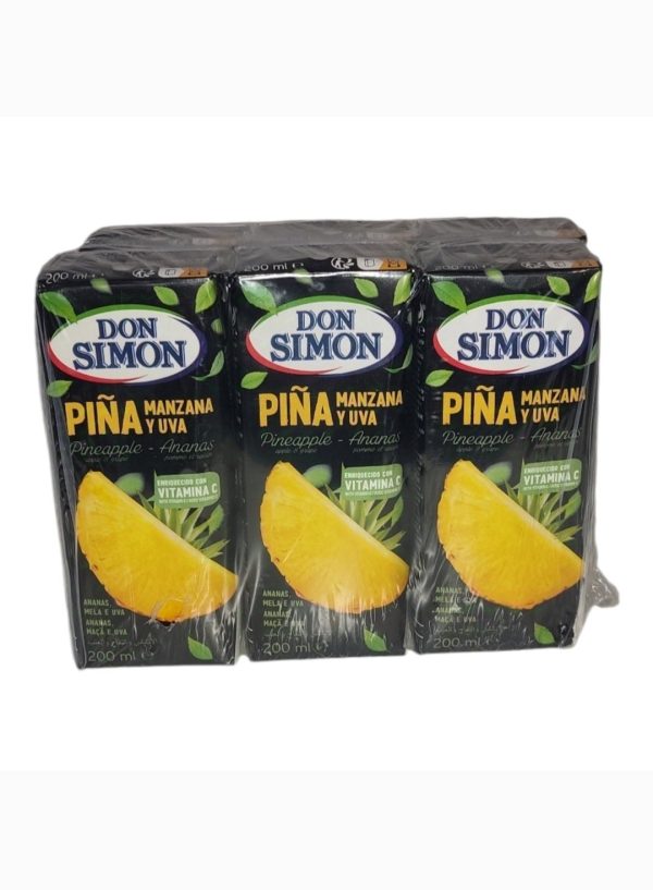 Don Simon zumo piña pack-6 u. 6x200 ml.