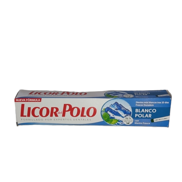 Licor del polo blanco polar dentrifico tubo 75 ml.