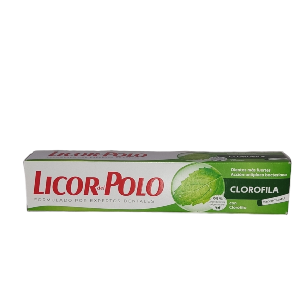 Licor del polo clorofila dentifrico tubo 75 ml.