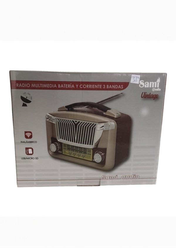 Sami radio vintage portatil mod. RS-11835 - Imagen 4