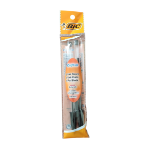 Bic Cristal negro boligrafo pack-2u.