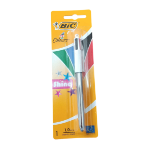 Bic 4 Colours Shine Color Plata Blister 1unidad.