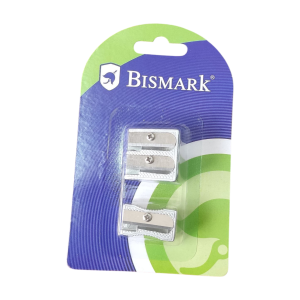 Bismark sacapuntas metalico pack-3u.