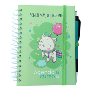 Agenda pequeña Curso 25/26 Frases ( verde  )
