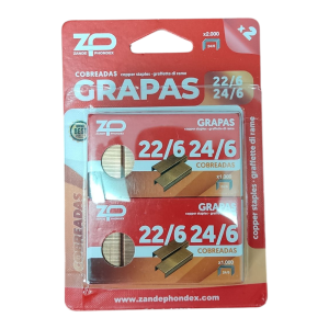 ZP Grapas 22/6    24/6   pack-2u.