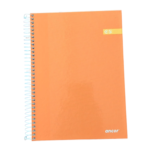Ancor libreta 1 raya A5 tapa dura 80 hojas 90 grs. Naranja