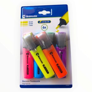 Bismark Marcador fluorescente pack Ahorro 6unid.