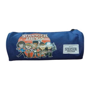 Stranger Things Estuche Azul Marino