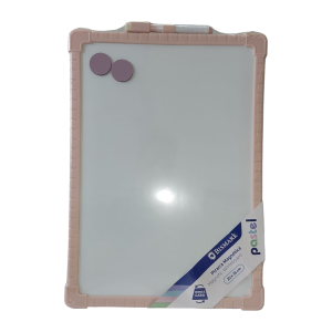 Bismark pizarra magnetica Doble cara +2 imanes +rotulador ( Rosa Pastel ) 25x 35 cm