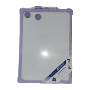 Bismark pizarra magnetica Doble cara +2 imanes +rotulador ( Lila Pastel ) 25x 35cm