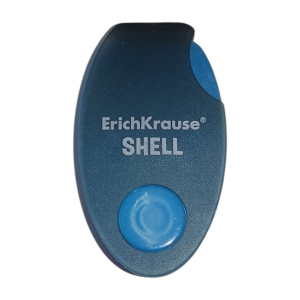 ErichKrause Shell Goma de borrar con tapa Azul