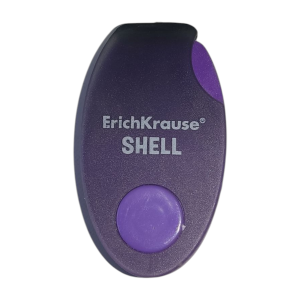 ErichKrause Shell Goma de borrar con tapa Lila