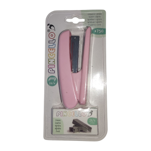 Pincello Grapadora grande + Grapas 24/6     ( Rosa )