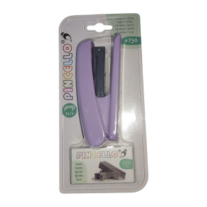 Pincello Grapadora grande + Grapas 24/6     ( Lila )