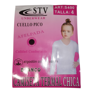 Camiseta interior niña Talla 4