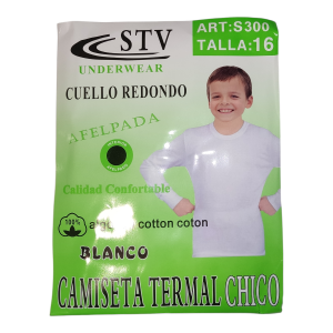 Camiseta interior niño Talla 16