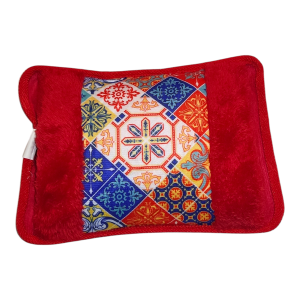 Bolsa Agua Caliente Elec. C/Bolsillo Color Rojo