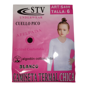 Camiseta interior niña Talla 6