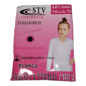 Camiseta interior niña Talla 14