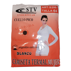 Camiseta mujer termal afelpada Talla 64