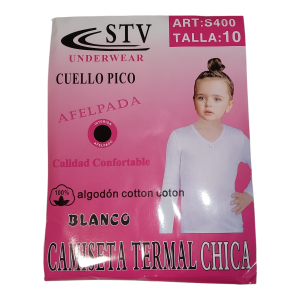 Camiseta interior niña Talla 10