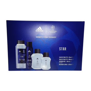 Adidas man estuche Star "UEFA" col50ml+col100ml+gel+deo