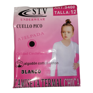 Camiseta interior niña Talla 12