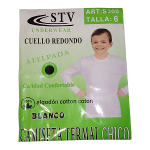 Camiseta interior niño Talla 6