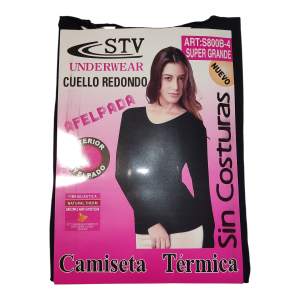 Camiseta termica mujer afel. Talla Super Grande s/costuras STV S-800B