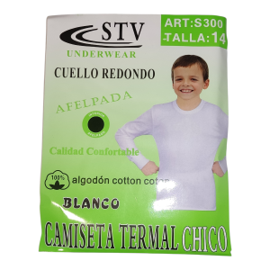 Camiseta interior niño Talla 14