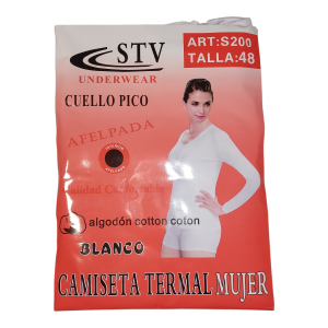 Camiseta mujer termal afelpada Talla 48