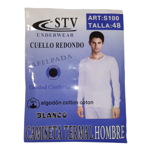 Camiseta hombre termal afelpada Talla 48