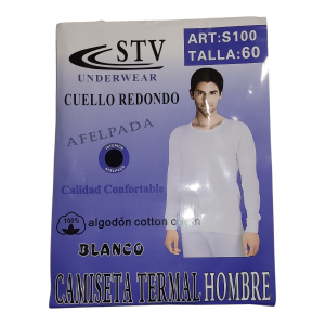Camiseta hombre termal afelpada Talla 60