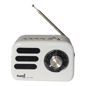 Sami Radio Vintage Blanco ref. RS-11840 ( Pequeña )